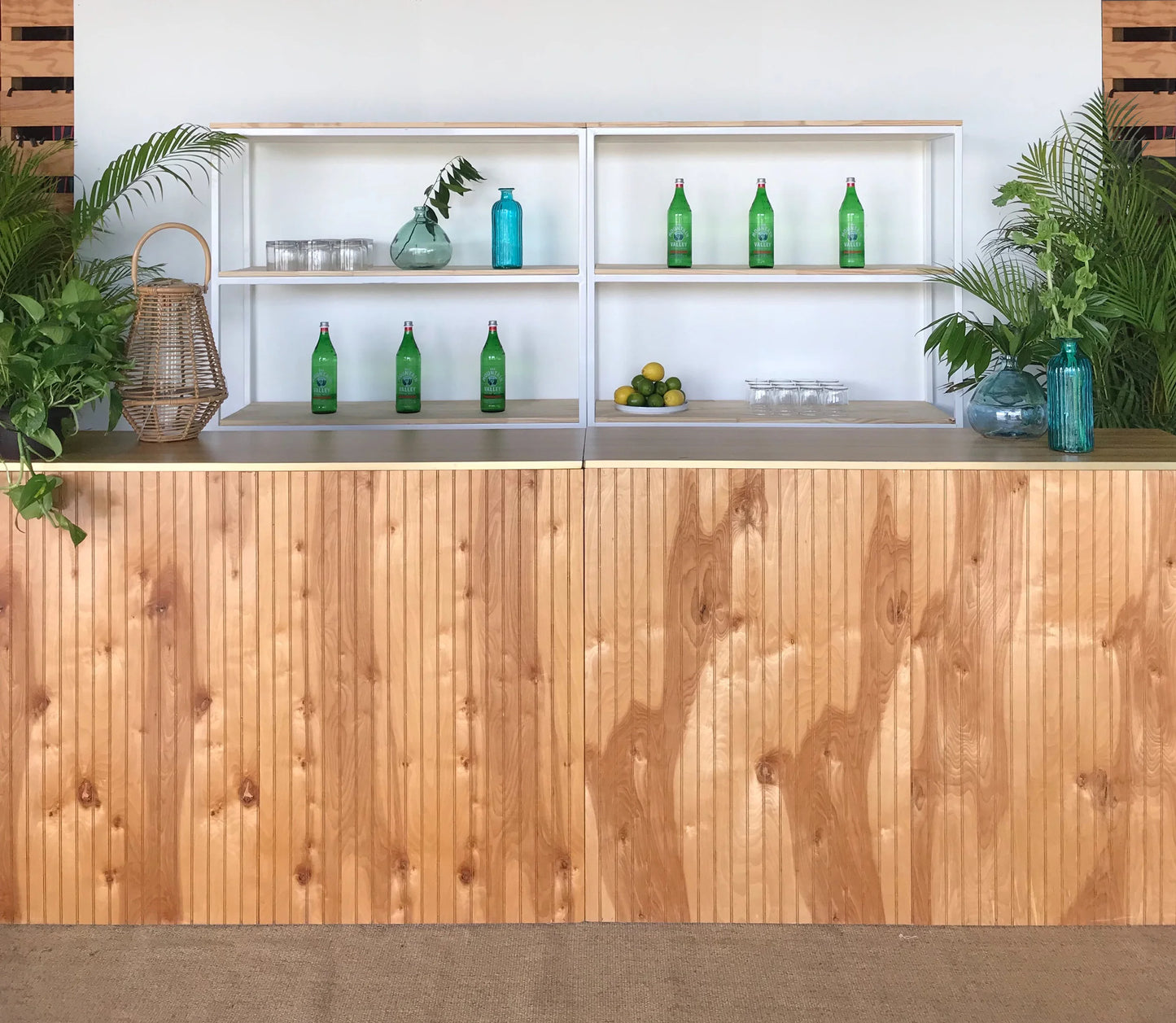 Metal Etagere - White