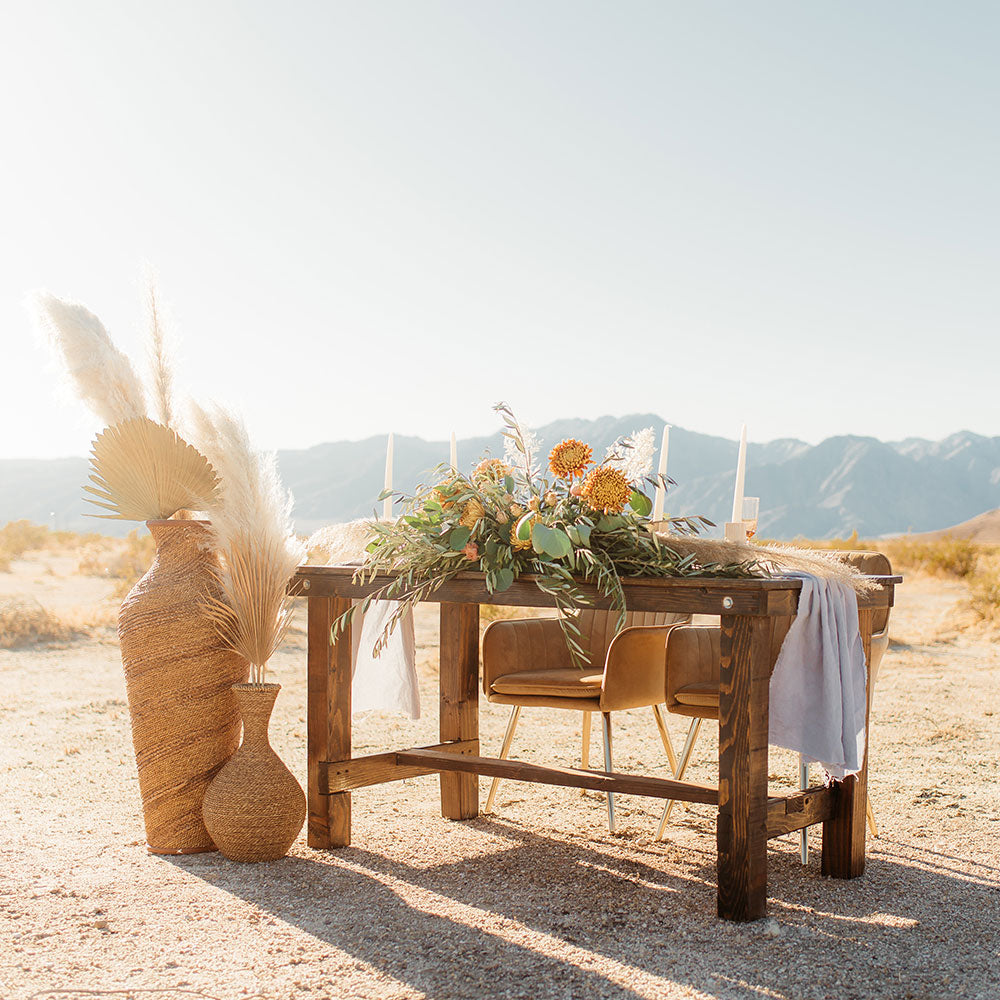 5' Hickory Sweetheart Hairpin Table
