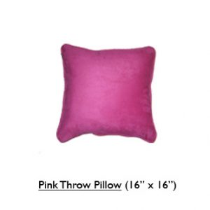 Pink Throw Pillow