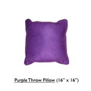 Purple Throw Pillow