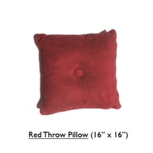 Red Throw Pillow
