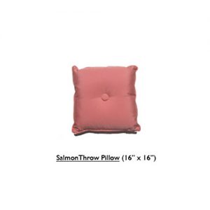 Salmon Throw Pillow