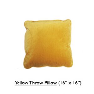 Yellow Throw Pillow