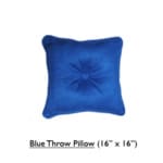 Blue Throw Pillow