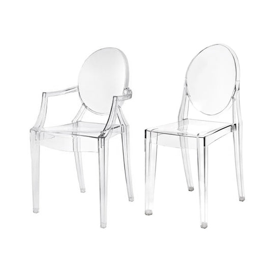 Clear Ghost Chairs