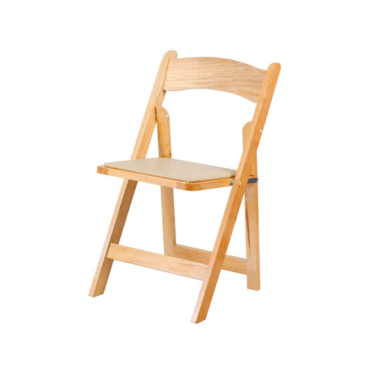 Natural Wood Folding Chair