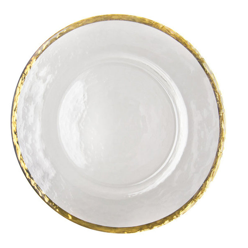 Alpine Gold Glass Charger