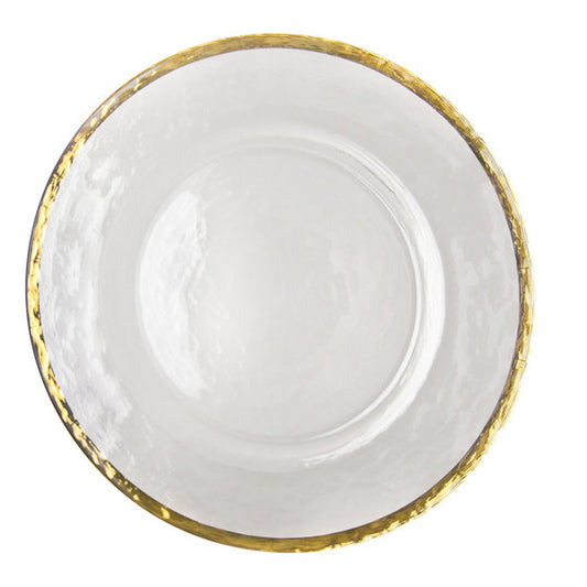 Alpine Gold Glass Charger