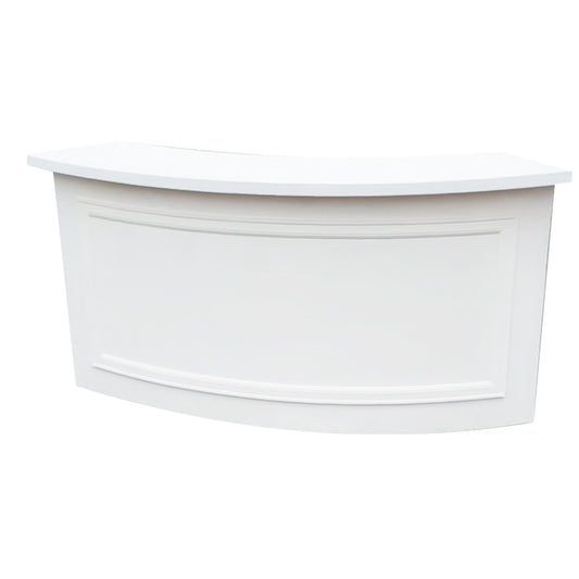 Curved White Bar
