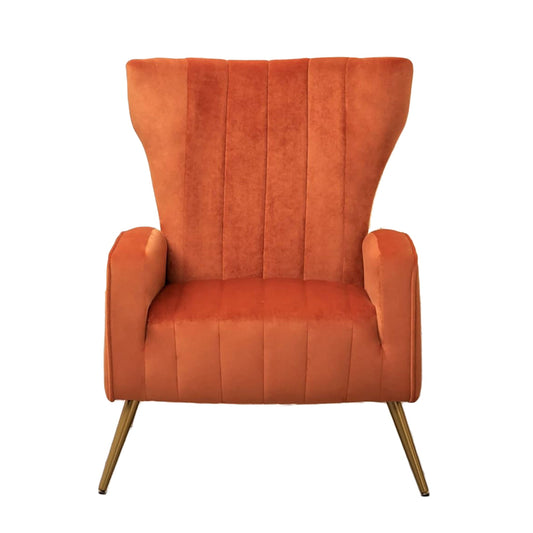 Copper Velvet Modern Tufted Chair