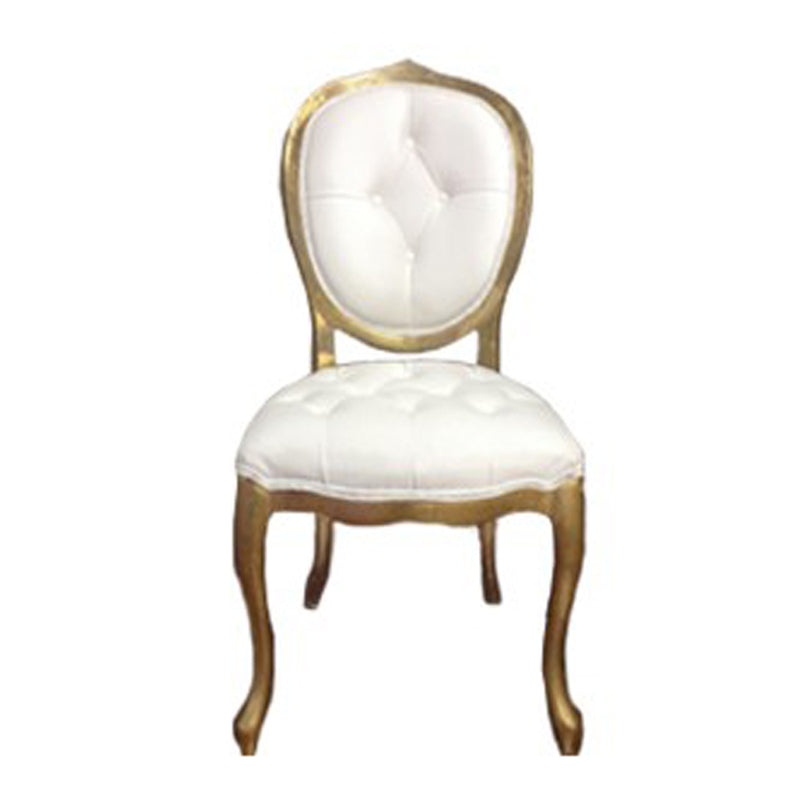 Gilded Armless Christopher Chair