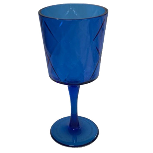 Cobalt Tall Acrylic Goblet