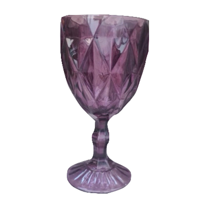 Majestic Plum Diamond Goblet
