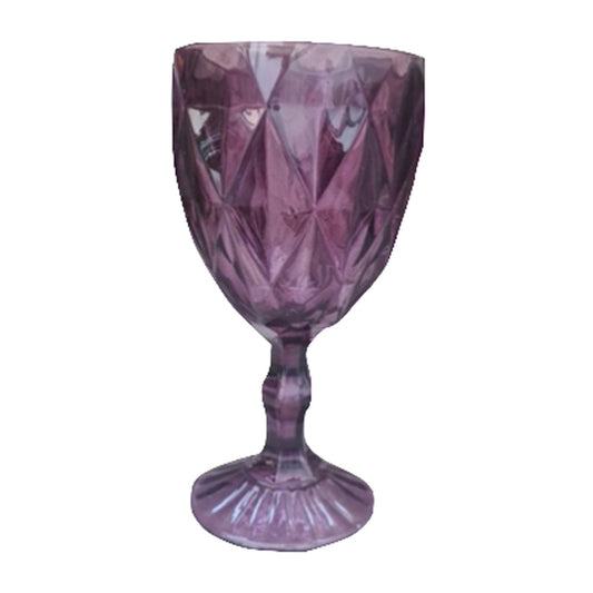 Majestic Plum Diamond Goblet