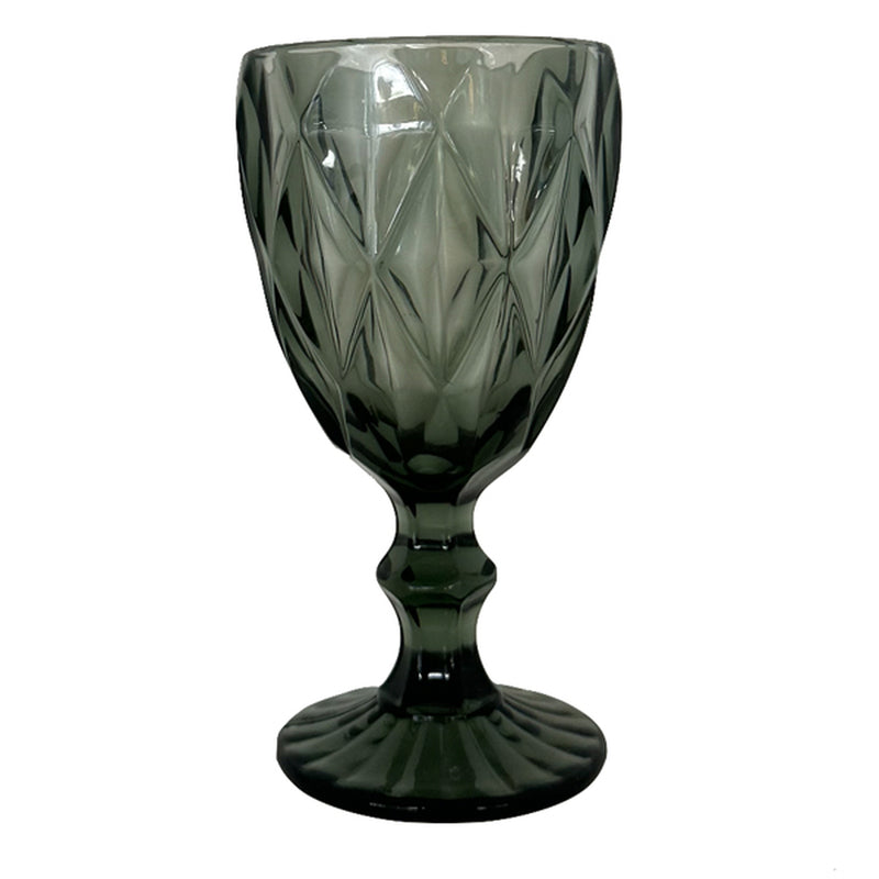 Smokey Diamond Goblet