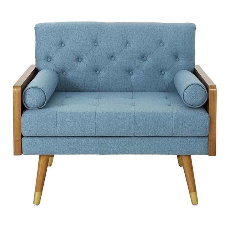 Greta Modern Tufted Peacock Chair