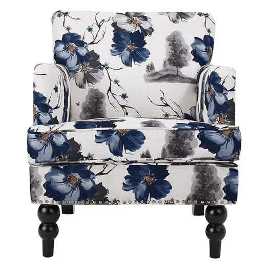 Oliver Club Armchair with Metal