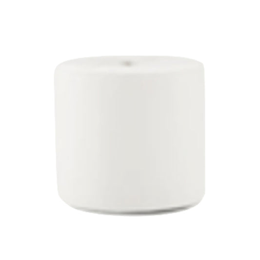 White Pinwheel Ottoman