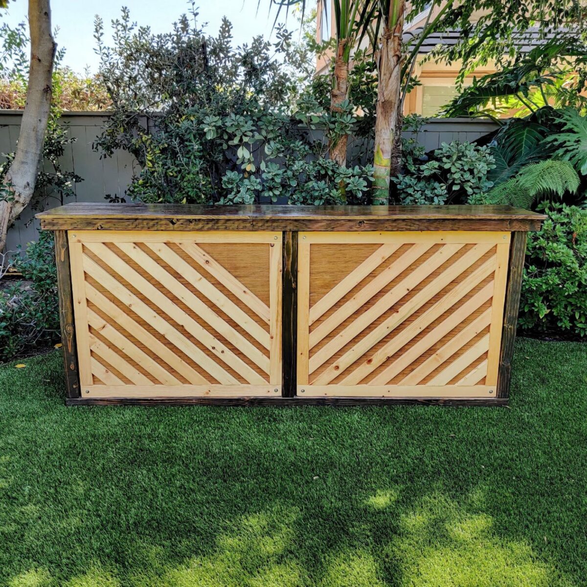 8' Hickory Slatted Bar