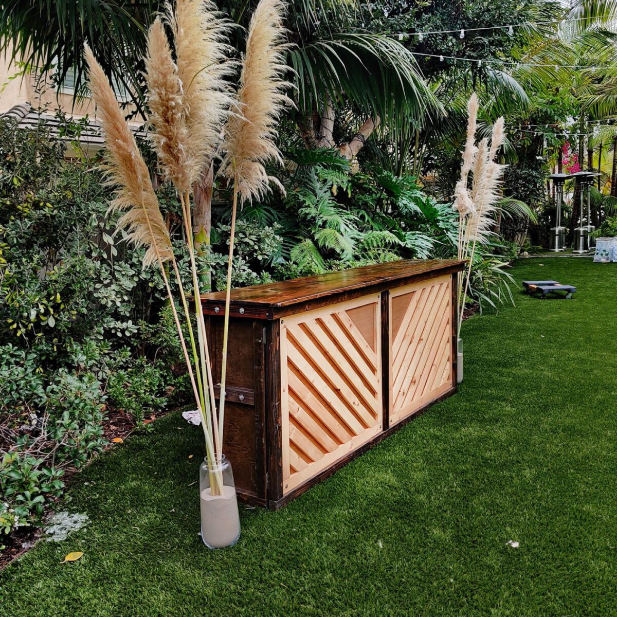 8' Hickory Slatted Bar