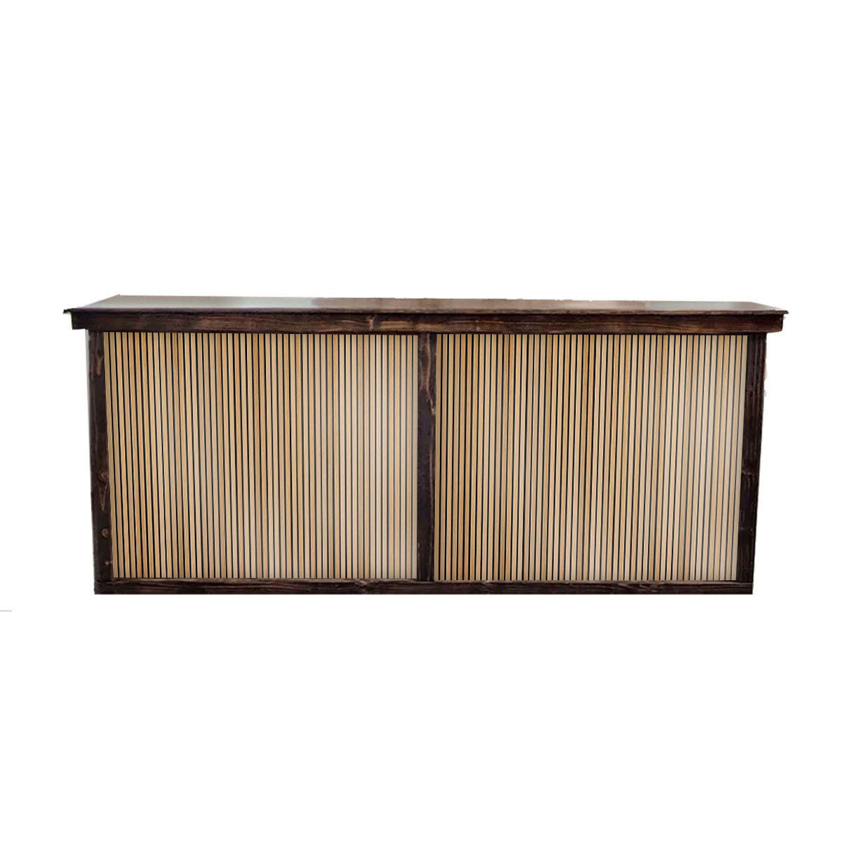 8' Hickory Ribbed Bar