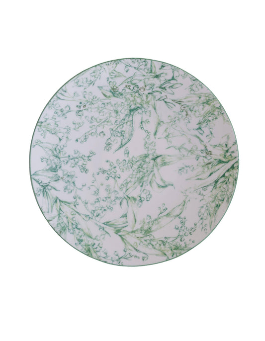 Green Pheasant Charger Plate 