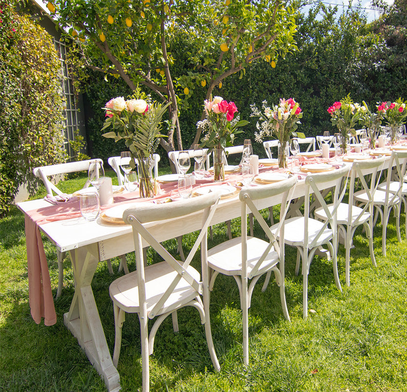 Whitewashed Farmhouse Table