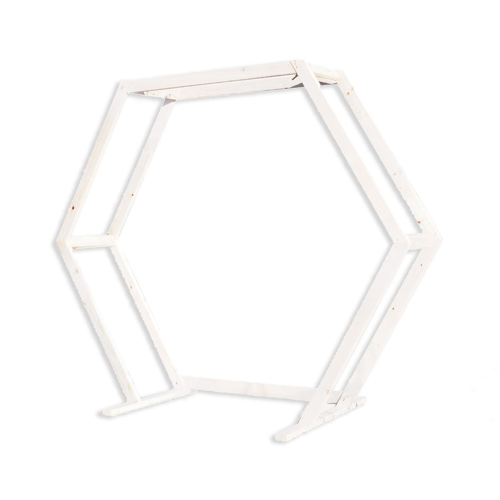 White Hexagon Arch
