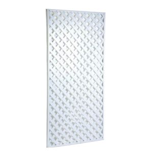 4' x 8' White Lattice Panel