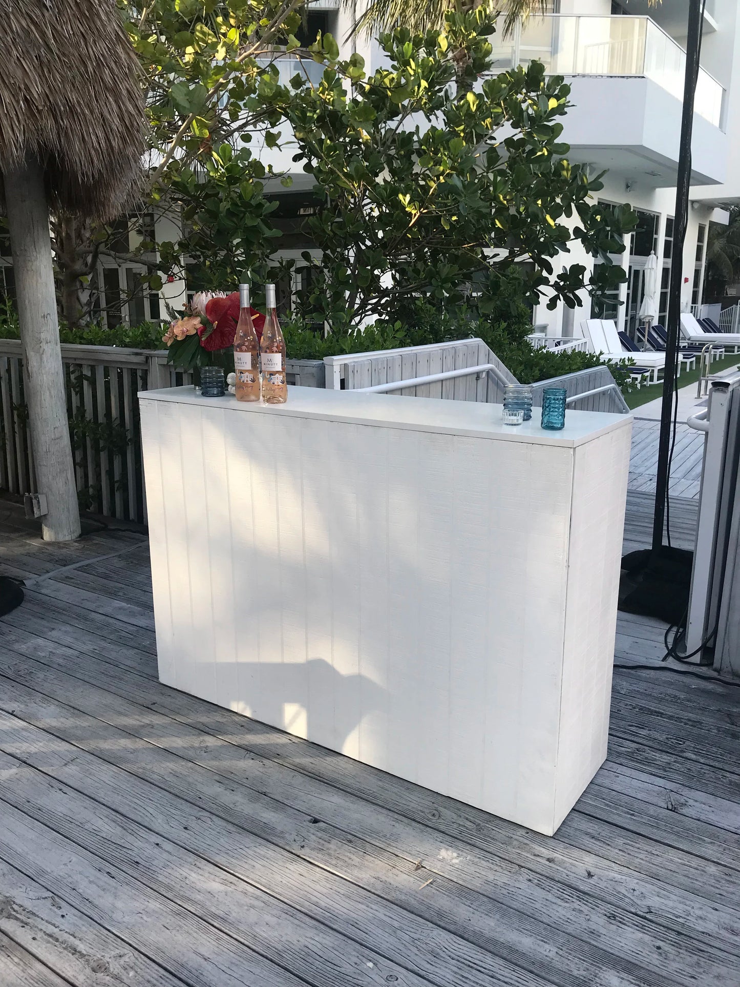 Panelled Bar - White