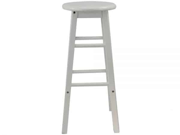 White Wood Bar Stool