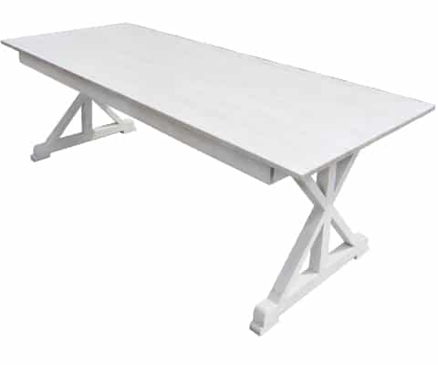 Whitewashed Farmhouse Table