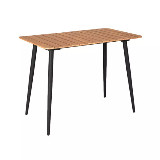 Wood Slat Pub Table