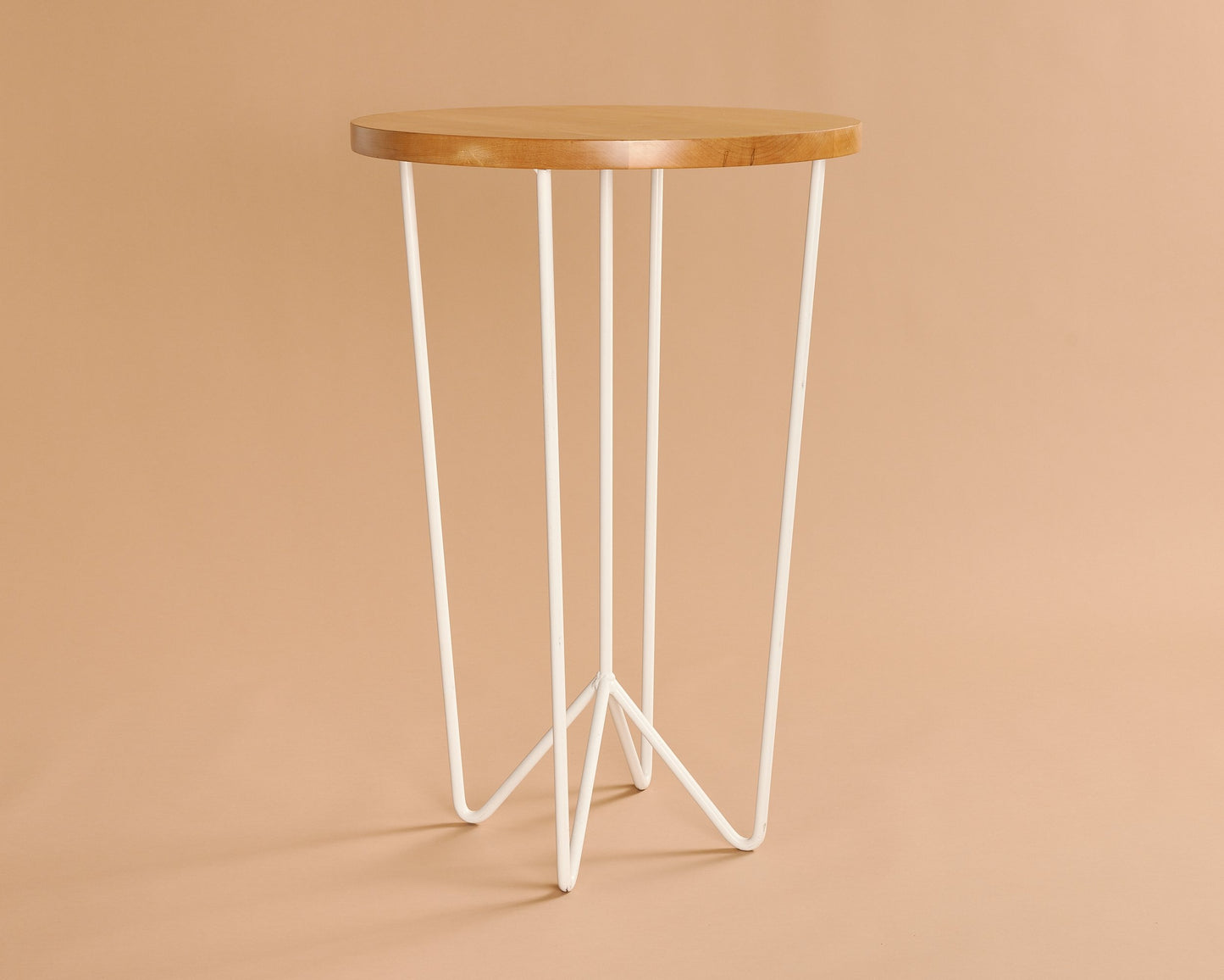 White Highboy Bar Table