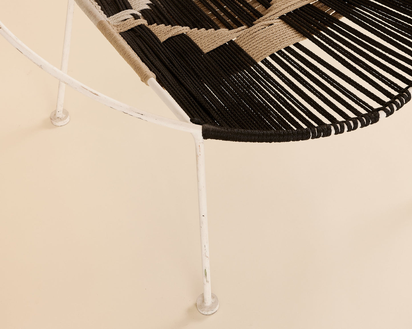Black Hemp Hoop Chair