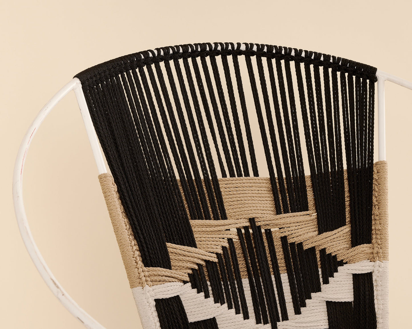 Black Hemp Hoop Chair