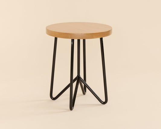 Black Cafe Stool