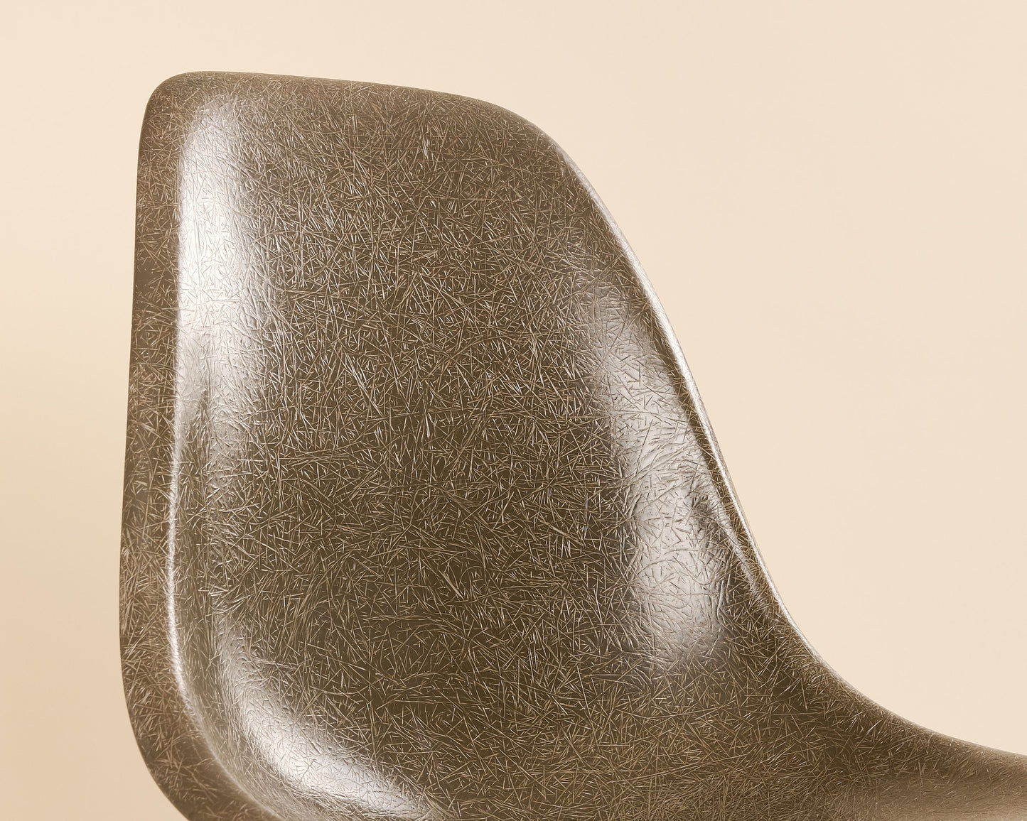 Moss Eames Fiberglass Shell Chair
