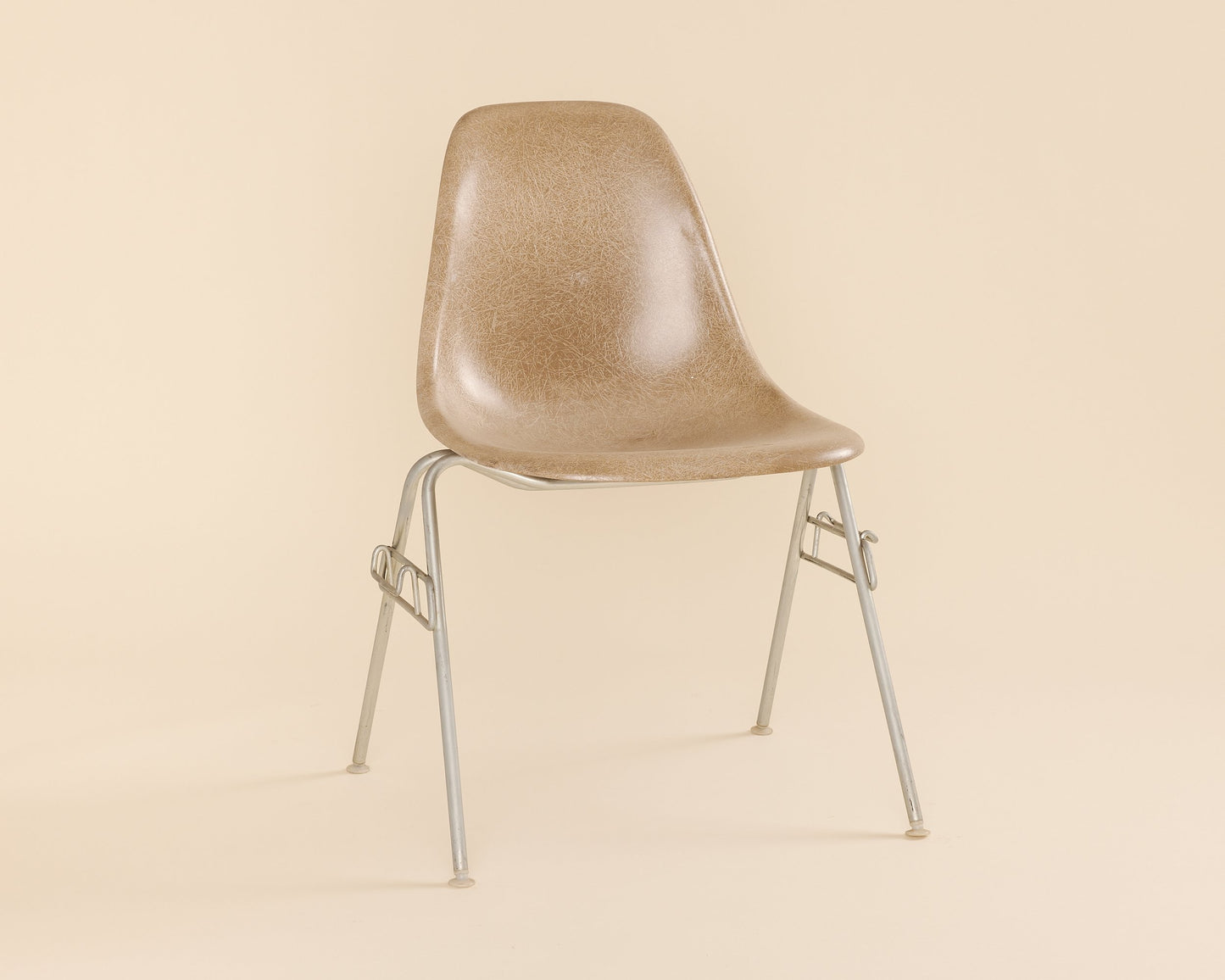 Taupe Eames Fiberglass Shell Chair