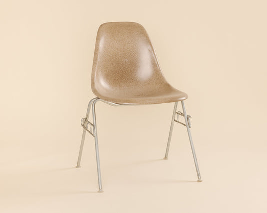 Taupe Eames Fiberglass Shell Chair
