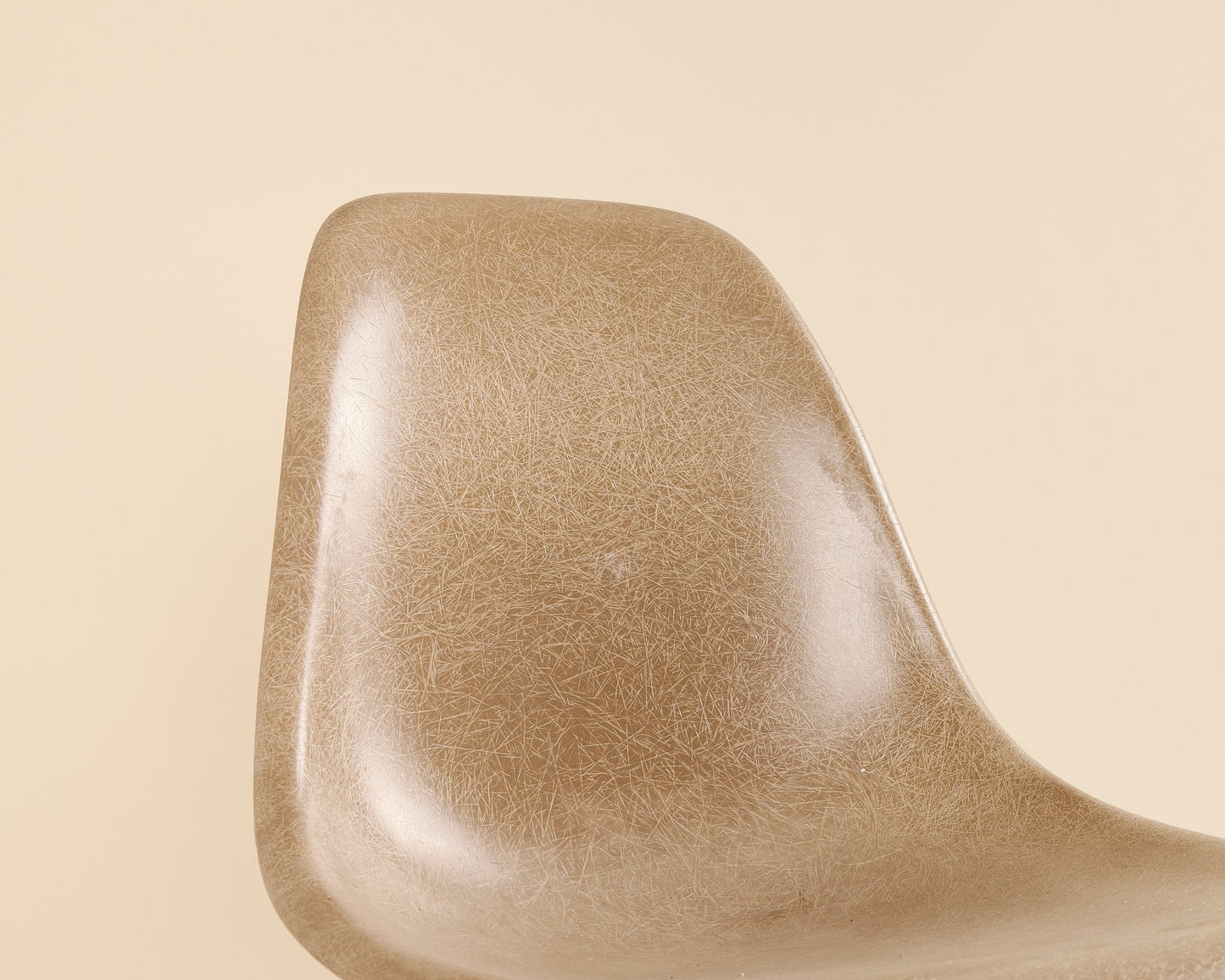 Taupe Eames Fiberglass Shell Chair