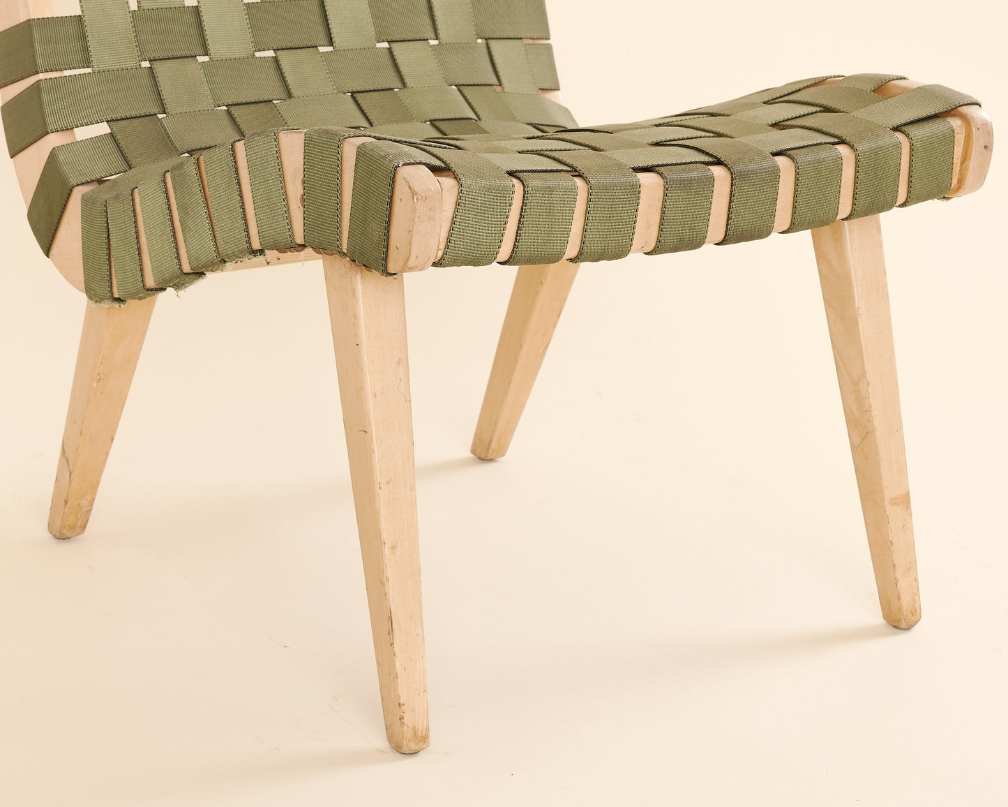 Green Risom Lounge Chair